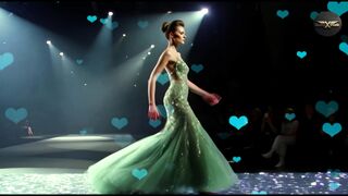 Emerald Runway Queen ????✨  Royal Green Couture Look