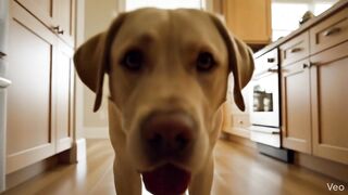 Pet dog into turbo mode when heard Treats