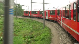 Travelpro - scenic train ride through swiss alps | Trending HD Video