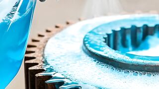 **Satisfying Rust Removal on a Rusty Metal Gear ⚙️ | Ultimate Cleaning Transformation** ✨????