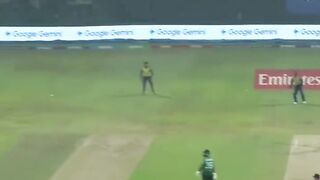 Sahibzada Farhan 1st six of the match