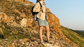 Woman Within - a woman standing on top of a hill | Trending HD Video