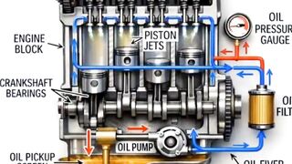 Engine Oil Path Secrets! How come it doesn't drag & doesn't break?!