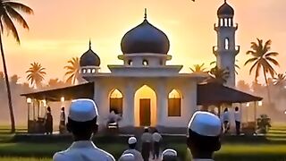 Detik-Detik Adzan di Desa Saat Ramadan, Syahdu Banget!