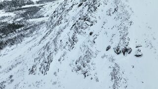 The Shy Snow Woman and the Cursed Ring - aerial footage of snow covered mountains | Trending HD