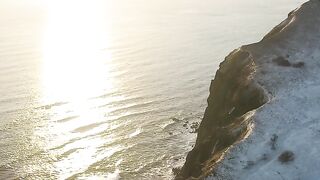 travelite - watching sunset on mountain cliff | Trending HD Video