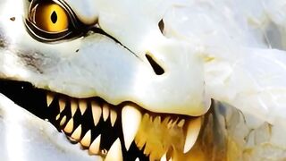 A diver's camera caught a figure that looked like a dragon on the seabed.