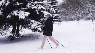 The Pioneer Woman - woman walking in the woods | Trending HD Video