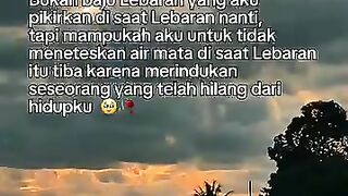 Mampukah aku tidak meneteskan air mata disaat lebaran itu tiba ???????? #story #fypviralシ #reelschallenge #ramadhan #nostalgia