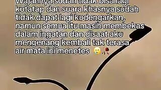 Wajahnya sudah tidak bisa lagi kutatap dan suara khasnya sudah tidak dapat lagi kudengar ????????