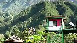 Salah satu destinasi wisata lereng Merapi yang banyak dikunjungi wisatawan terutama anak muda.