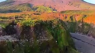 Panorama Golden Sunset Gunung Merapi Via Srumbung Magelang #keindahanalam #gunungmerapi