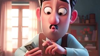 He Outsmarted the Thief. But Met a Scrap Dealer Instead  | Funny Train Story | #shorts #ai #cartoon 2