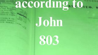 The Gospel according to John 803