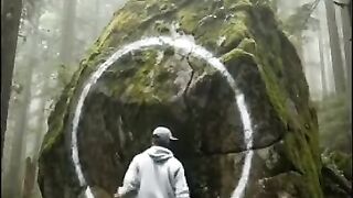 Building a house in a rock