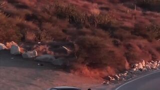 Travel Backpack - scenic coastal road drive at sunset | Trending HD Video 2