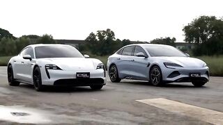 Porsche Taycan 4S vs BYD Seal Performance The Seals challenge the German bulldozer for the title