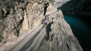 BMW F900 GS vs Rally Car Extreme Canyon Road