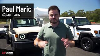 LandCruiser 70 Series V8 v 4-cylinder towing stress test & drag race! Is Toyota's V8 dead？