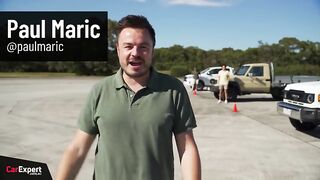 Drag race V8 LandCruiser 70 v 4-cyl LandCruiser 70 v 4-cyl HiLux, roll race and 1⧸4 mile time