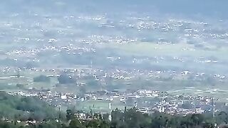 Pedesaan dengan view pegunungan yang sangat indah di Garut Jawa Barat ????????