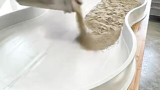 The marble table