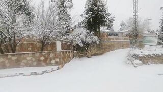 وادی زیارت میں برف باری کے مناظر❤️????