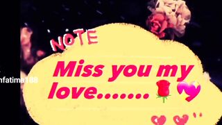 Miss you my love..????????????