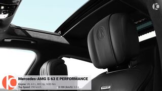 2023 Mercedes AMG S 63 E PERFORMANCE - Sound, Interior and Exterior in detail