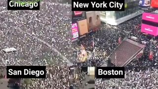 Demo Anti Perang di Amerika