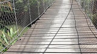 Jembatan gantung #jembatanviral