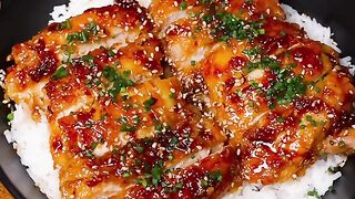 Honey Lemon Garlic Chicken #chickenrecipe #EasyRecipes #Recipe