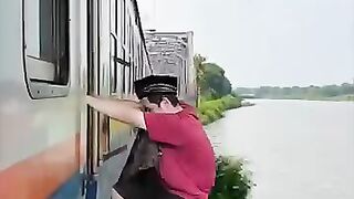 train to Garut ????  #train #launch #jump #reelsfyp #funnyvideo