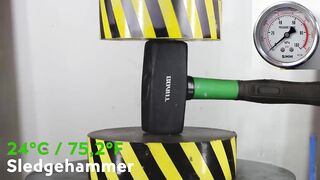 ???? HOT METAL VS FROZEN METAL UNDER 500 TONS HYDRAULIC PRESS HOT