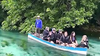Wow, this is the cleanest river on the planet. ????????