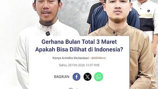 Tata Cara Sholat Gerhana