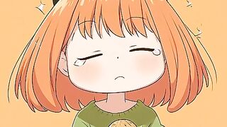 animate-anya-forger-eating-chibi-anya-holds-a-gian