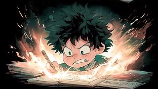 chibi-deku-is-scribbling-notes-in-his-hero-journal