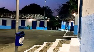 Aldeia de Carapicuíba a noite