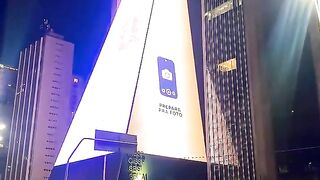 Feliz Ano novo Av Paulista Brasil