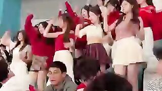 Dance with cheer girl