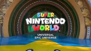 Let's-a go! Enjoy this view of SUPER NINTENDO WORLD only at Universal Epic Universe