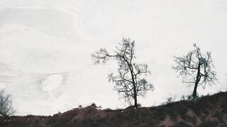 Winter Coat - drone footage of a frozen river | Trending HD Video