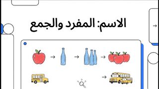 المفرد والجمع و كيفية استعمال a, an