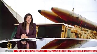 Israel bombs Tehran and Beirut, including strikes on Iran's state TV.mp4