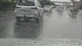 Middle East KSA raining