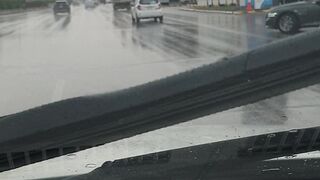 Riyadh me bhut zor ki barish
