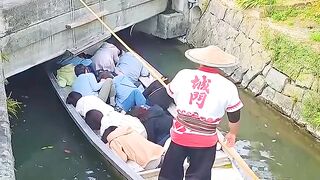 Japanese Man's Incredible River Crossing