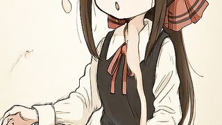 chibi-kaguya-tries-to-act-elegant-while-sipping-te 4