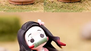 chibi-nezuko-tries-to-crawl-back-into-her-wooden-b 4